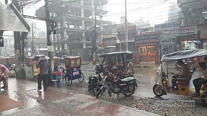 ময়মনসিংহে বৃষ্টিতে উত্তাপ কমে এল স্বস্তি
