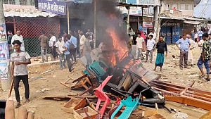 Clashes, arson in Meherpur over BNP nomination