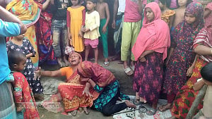 Mother inconsolable after son burnt alive