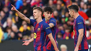 Olmo stars as Barca fight back to beat Alaves