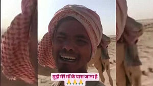 ভাইরাল ভিডিও: সৌদি মরুতে পালিয়ে বেড়ানো ভারতীয় শ্রমিকের ‘বাঁচার’ আকুতি