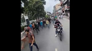 Awami League holds protest march near parliament