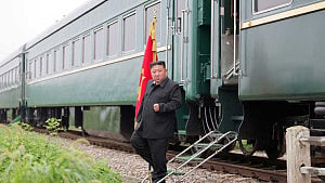 N Korea’s Kim heads to Beijing by train