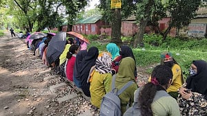 BAU students block railway for second day