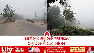 শীতের আগেই পঞ্চগড়ে ঘন কুয়াশার চাদর