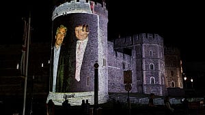 4 arrested after Trump, Epstein images projected onto UK's Windsor Castle