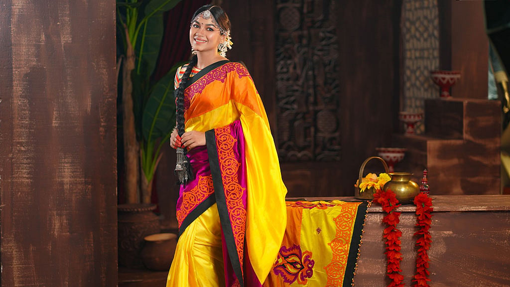 মডেল: পারসা ইভানা। ছবি সৌজন্যে: বিশ্বরঙ।