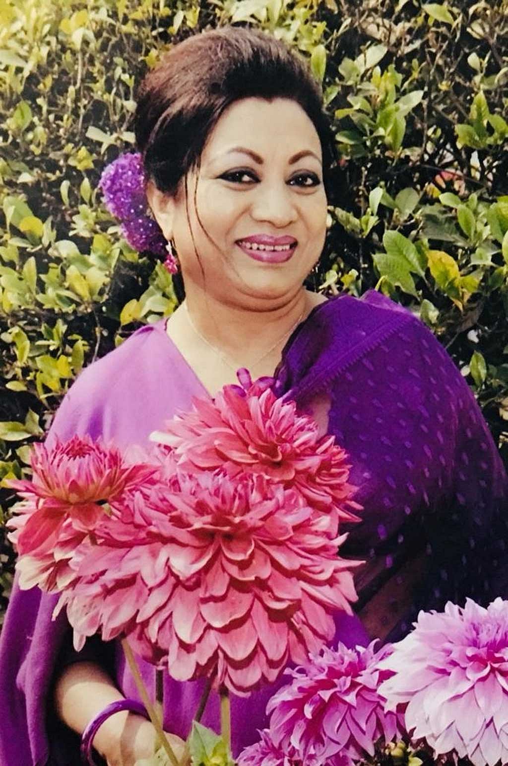 অভিনেত্রী কোহিনূর আক্তার সুচন্দা। ছবি: সুচন্দার সৌজন্যে।  