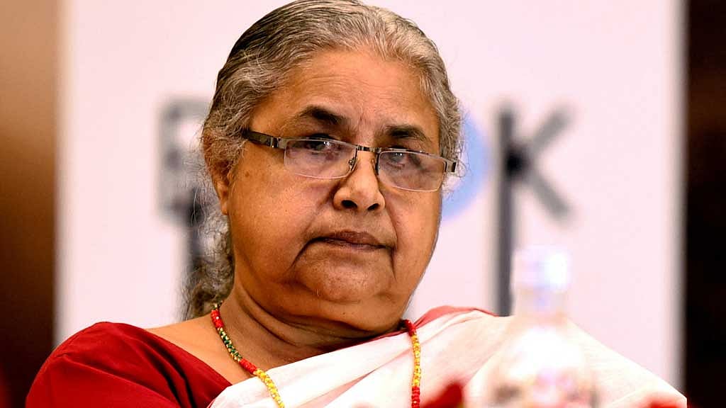 নেপালের সাবেক প্রধান বিচারপতি সুশীলা কার্কিকে অন্তর্বর্তী প্রধানমন্ত্রী করার দাবি জানিয়েছেন আন্দোলনকারীরা। ছবি: রয়টার্স 