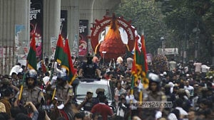 'Baishakhi Shobhajatra’ at DU’s Fine Arts Faculty