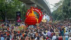 Baishakhi Shobhajatra ushers in Bengali New Year 1433