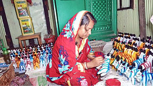 Potters busy in Chandpur as ‘Noboborsho’ arrives