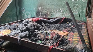 গাজীপুরে মোমবাতির আগুনে পুড়ল শ্রমিকদের ১৯ ঘর
