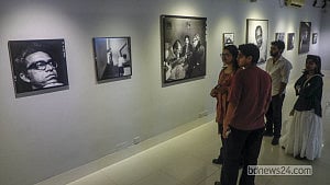 Poets Shamsur Rahman and Al Mahmud in photos