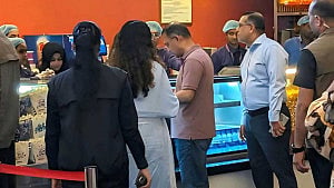 Cinema night for PM, daughter
