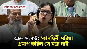 ‘কাদম্বিনী মরিয়া প্রমাণ করিল সে মরে নাই’ তেল সংকট নিয়ে সংসদে রুমিন ফারহানা