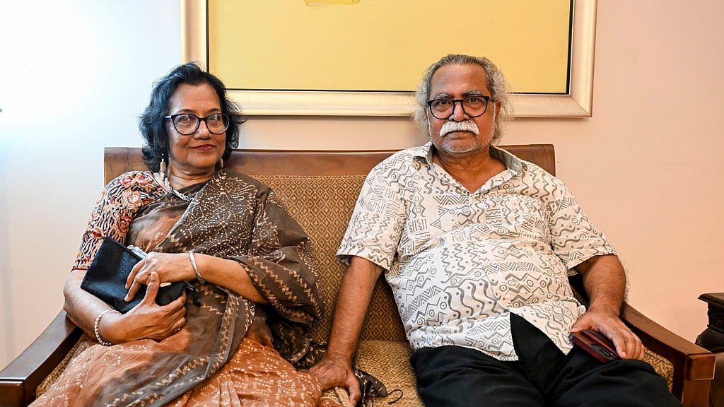 বিডিনিউজ টোয়েন্টিফোর ডটকমের বর্ষবরণ অনুষ্ঠানে শিল্পী দম্পতি কাজী রকিব ও মাসুদা কাজী।