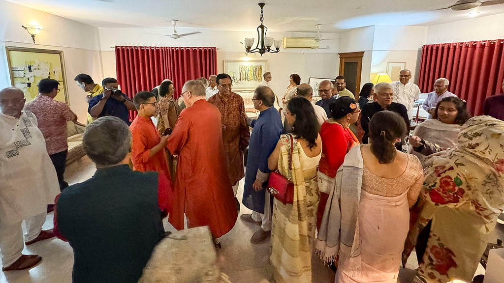 বিডিনিউজ টোয়েন্টিফোর ডটকমের বর্ষবরণের মিলনমেলায় অতিথিরা। 