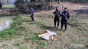 RAB recovers weapons from Cumilla pond