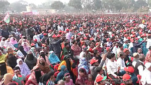 Tarique addresses rally in Dinajpur