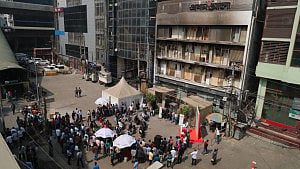 Art exhibition opens at Prothom Alo building months after attack