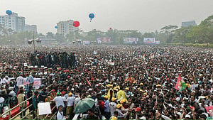 BNP, Jamaat in fierce fight for Barishal seats