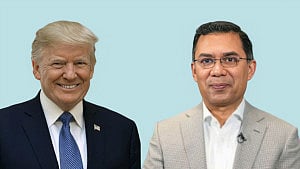 Trump greets Tarique, seeks defence deals