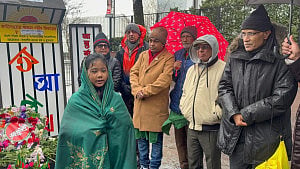 Ekushey tribute outside UN headquarters