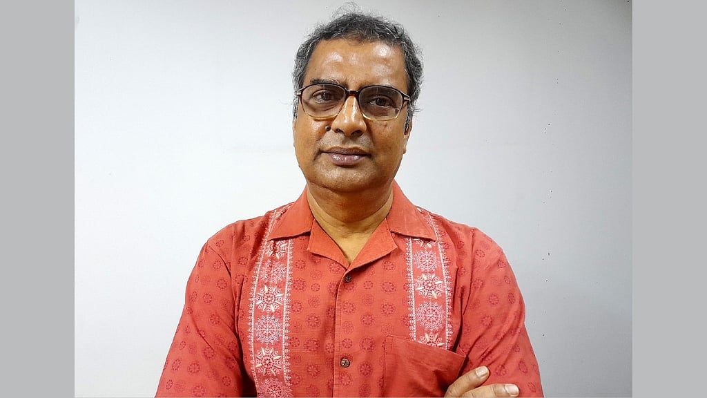 শহীদ আজিজুরের ছেলে আমিনুর রহমান বাচ্চু।