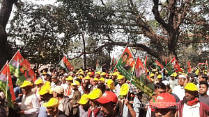 Processions of BNP supporters flock to Polo Ground