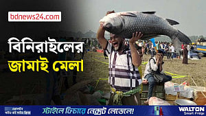 গাজীপুরে ঐতিহ্যবাহী বিনিরাইলের জামাই মেলা