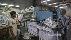 Printing presses busy with leaflet production