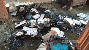Grameen Bank office torched in Mymensingh