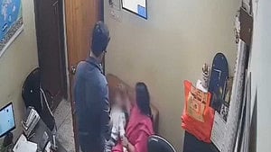 ‘Child not beaten that way’: teacher in court