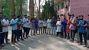 Students protest for SUST polls, issue warning