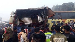 2 die in Sylhet three-bus crash