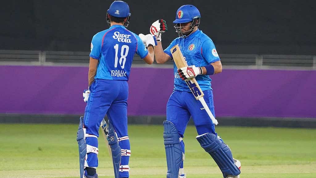 রেকর্ড জুটি উপহার দেন ইব্রাহিম জাদরান ও দারভিশ রাসুলি। ছবি: এসিবি ফেইসবুক