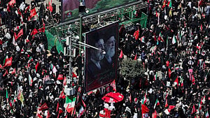 Iran hits US bases in Gulf, prepares to bury leader
