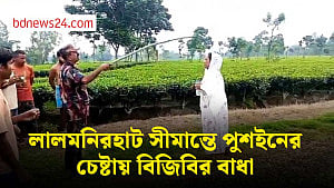 লালমনিরহাট সীমান্তে ৩ নারীকে পুশইনের চেষ্টা বিজিবির বাধায় ব্যর্থ