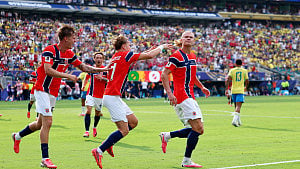 Haaland brace dumps Brazil out