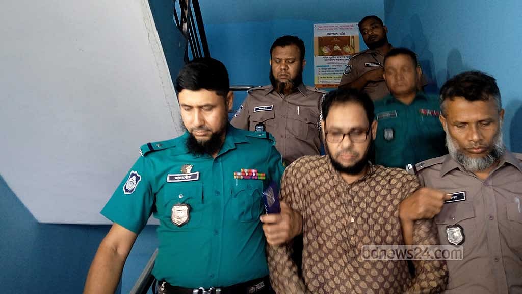 শিশু আবিদা সুলতানা আয়নী হত্যা মামলার আসামি মো. রুবেল।