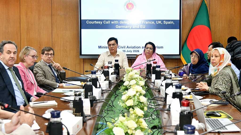 যুক্তরাজ্য, ফ্রান্স, জার্মানি, স্পেন এবং ইউরোপীয় ইউনিয়নের রাষ্ট্রদূত ও প্রতিনিধিরা বুধবার সরকারের বিমান মন্ত্রী ও প্রতিমন্ত্রীর সঙ্গে সাক্ষাত করেন।