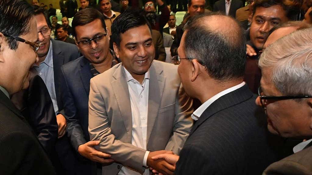 প্রধানমন্ত্রী তারেক রহমানের সঙ্গে সাংবাদিক সাইদুর রহমান।