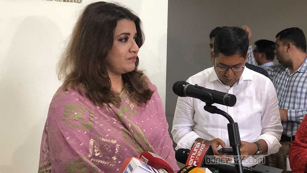 পররাষ্ট্র প্রতিমন্ত্রী শামা ওবায়েদ ইসলাম