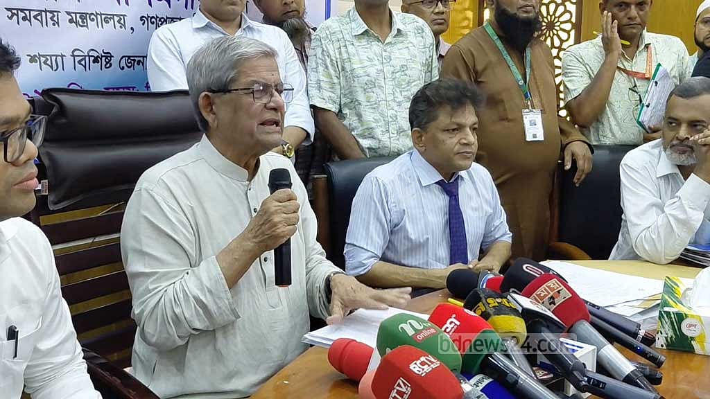 নারী-শিশুদের সুরক্ষায় সরকার সর্বোচ্চ অগ্রাধিকার দিচ্ছে: মির্জা ফখরুল