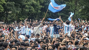 ঢাবি ক্যাম্পাস যেন এক টুকরো আর্জেন্টিনা
