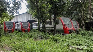 DEMU trains left to rust in the wild
