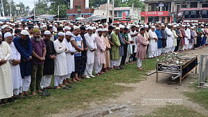 ফরিদপুরে ডিবি হেফাজতে মৃত ছাত্রলীগ কর্মীর দাফন সম্পন্ন
