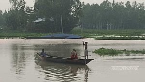 কুড়িগ্রামে ১৬ নদনদীর পানি বৃদ্ধি, বিপৎসীমার ২৩ সেন্টিমিটার উপরে দুধকুমার