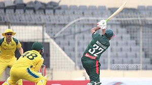Mosaddek, Shanto power Tigers to 284